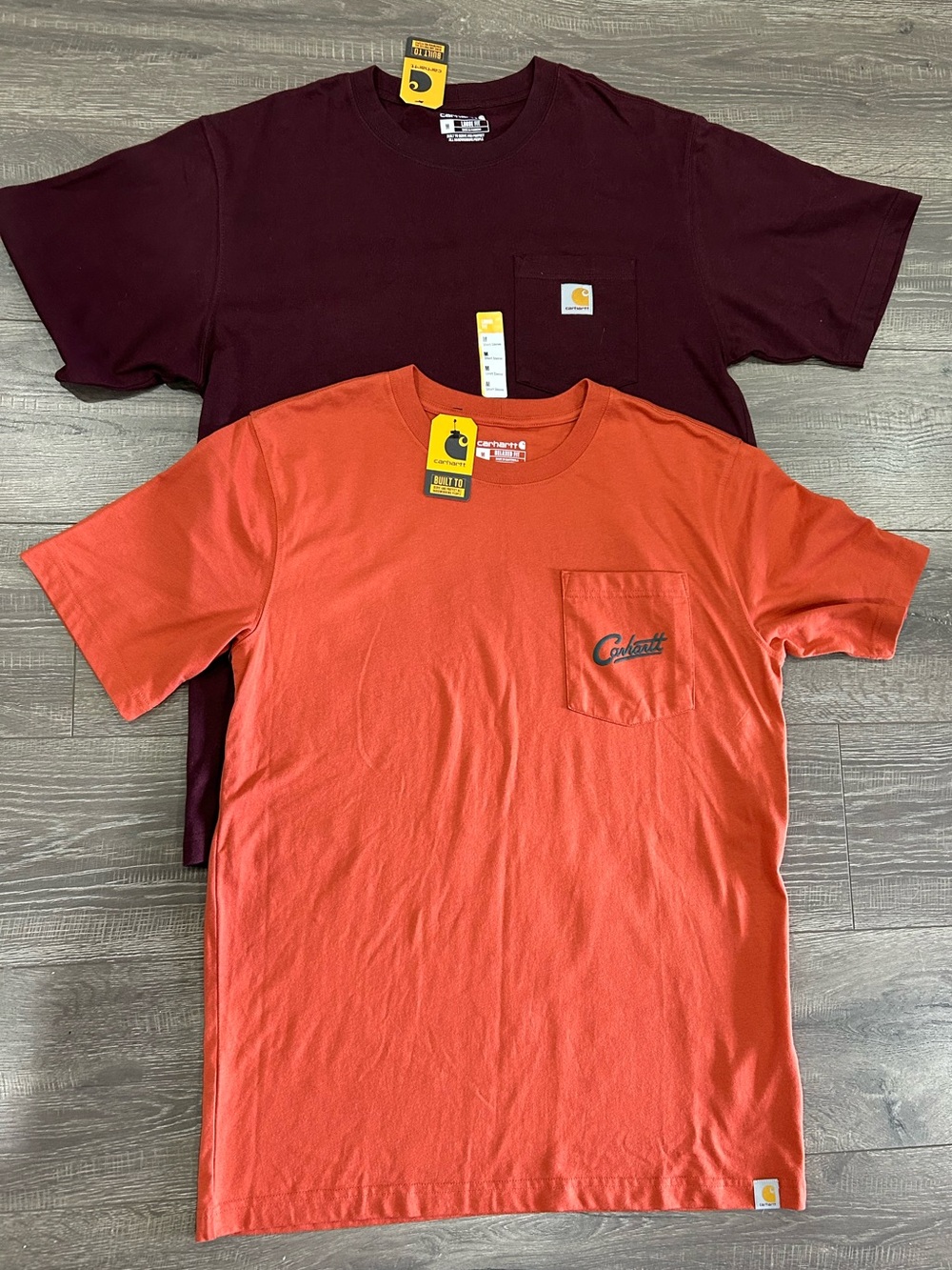 2/$40 Carhartt Relaxed Fit Short Sleeve T-Shirt Short Sleeve Tees Size Medium NW